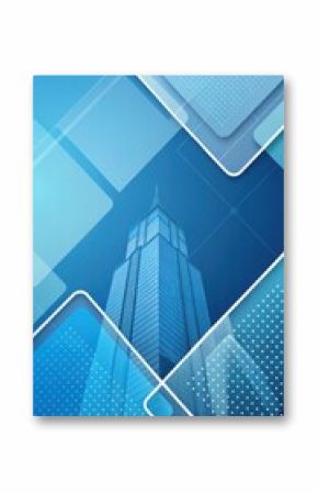 Abstract corporate flyer background