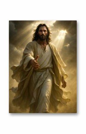 Divine figure offering guidance.