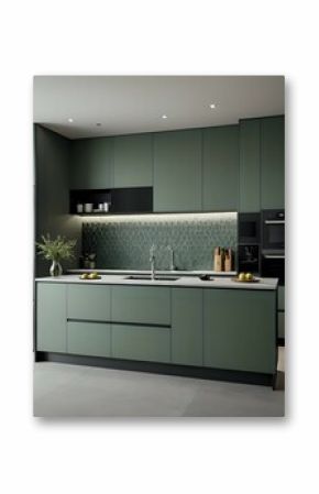 modern kitchen interior