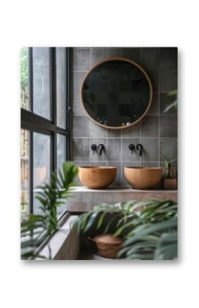 Modern minimalist bathroom design