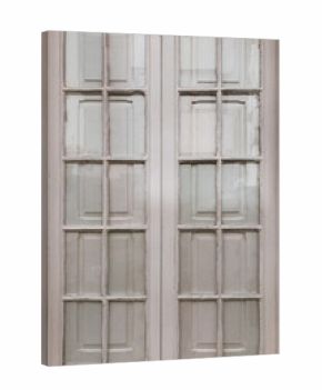 Vintage French Window with Grille Design