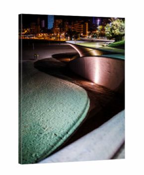 Benidorm Beach Curve and City Skyline