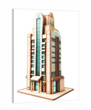 PNG Bulding model architecture illustration building.
