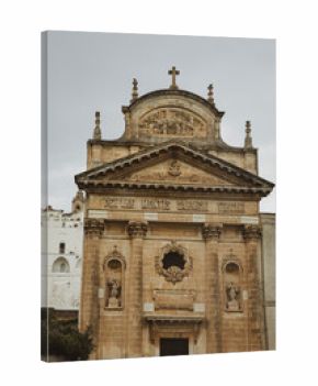 Historic Italian church in Ostuni, Italy