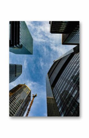skyscrapers in the city