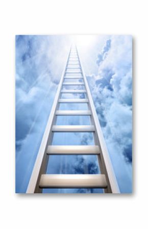 ladder in sky symbolizing success