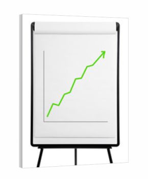 Flip chart - sales up
