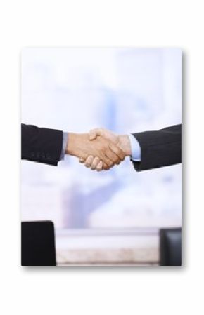 Handshake in closeup