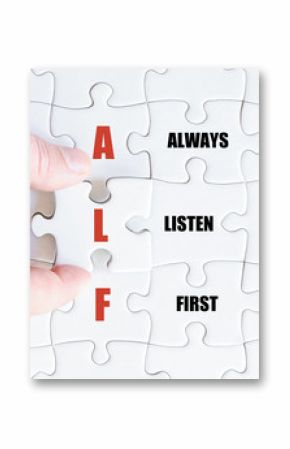 Last puzzle piece with Business Acronym ALF