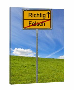 Richtig - Falsch