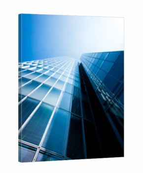 office buildings. modern glass silhouettes of skyscrapers