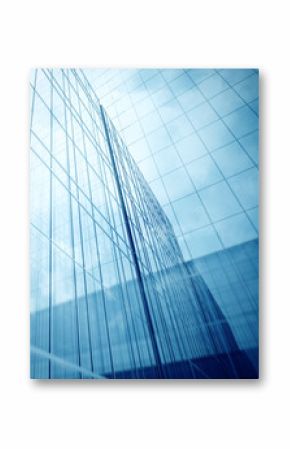 Skyscraper's glass walls
