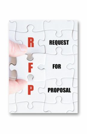 Last puzzle piece with Business Acronym RFP
