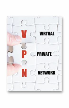 Last puzzle piece with Business Acronym VPN