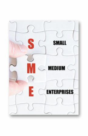 Last puzzle piece with Business Acronym SME
