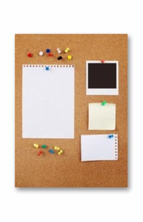 Bulletin Board, Adhesive Note, Instant Print Transfer.