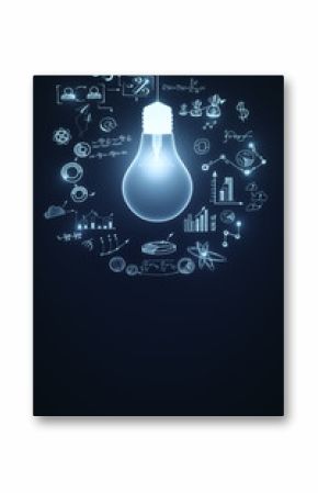 Idea and leadership concept