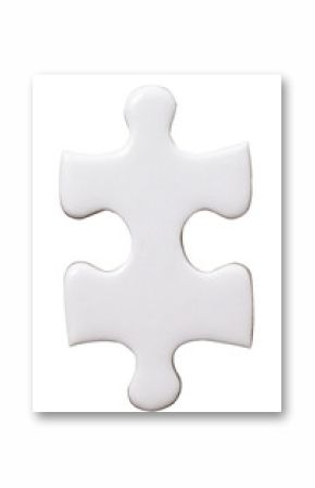 白いジグソーパズルのピース