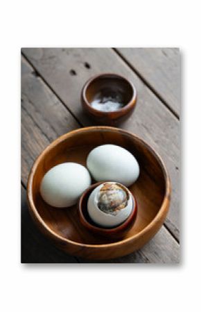 a bowl of duck egg  a delicacy food among Filipinos