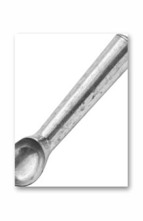 Ice cream scoop spoon isolated white background