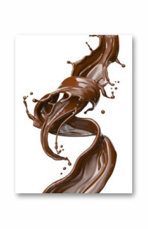 Dark Chocolate splash, Chocolate Milk or Cocoa Flowing