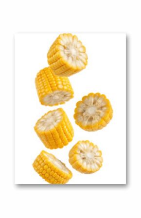 slice of corn flying