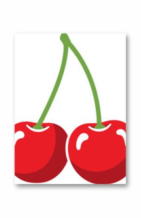 vector illustration icon of cherry