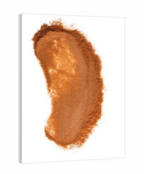 Photo of coco powder  taken with a high-resolution camera using on a white background.