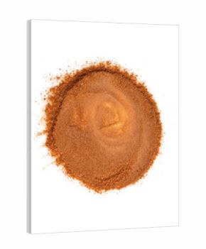 Photo of coco powder  taken with a high-resolution camera using on a white background.