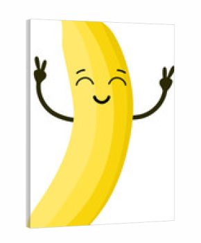 Cartoon funny fruits.