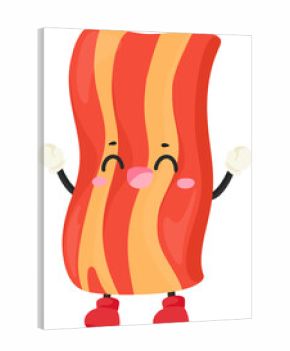 illustration bacon character