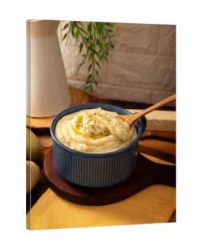 Mashed Potatoes. A classic side dish made with mashed boiled potatoes, often used to accompany various dishes  an easy and practical recipe that is very popular.