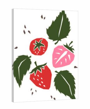 Strawberries with Leaves