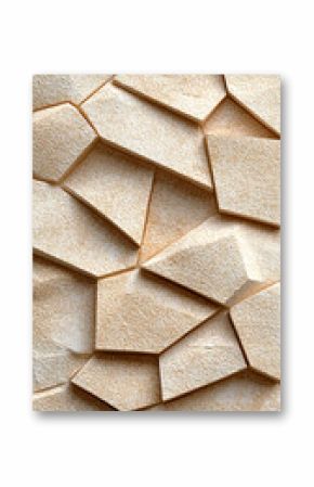 Ivory Textured Geometric Background with Soft Shadows