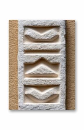 Geometric Yucatec Maya Glyphs Arranged Linearly