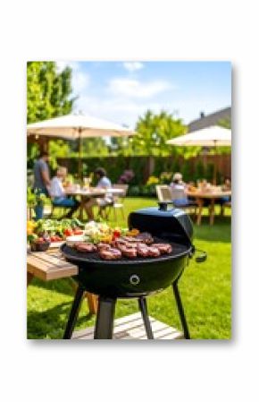 Backyard barbecue party