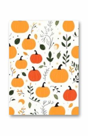 Pumpkin pattern backgrounds vegetable.