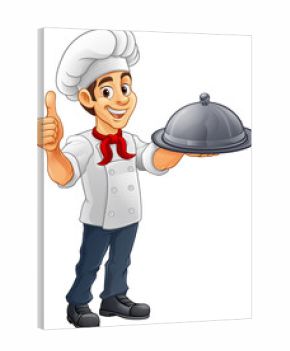 Chef Baker Cartoon Cook Food Man Mascot Character