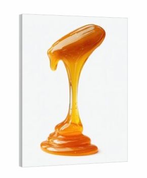 Dripping honey, a viscous liquid