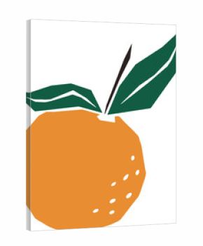 Citrus Fruit with Leaves