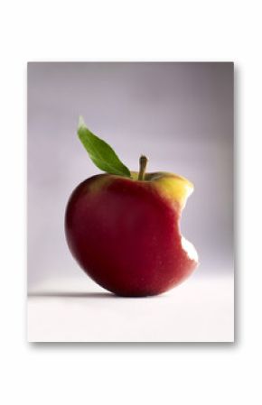 Angebissener Apfel
