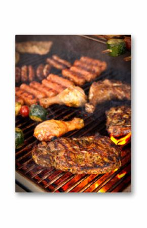 Steak on BBQ