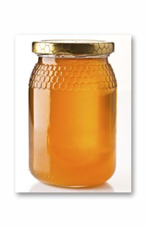 honey pot preserved, isolated on white