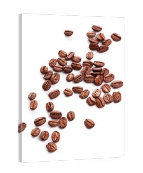 Coffee beans isolated on white background