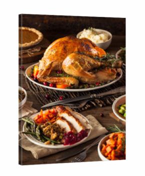 Homemade Roasted Thanksgiving Day Turkey