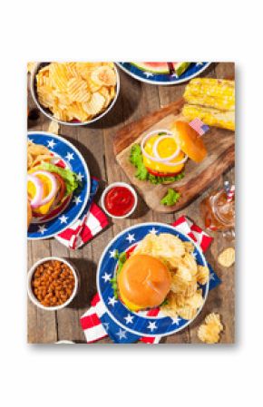 Homemade Memorial Day Hamburger Picnic