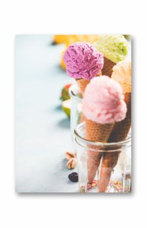 Variety of ice cream