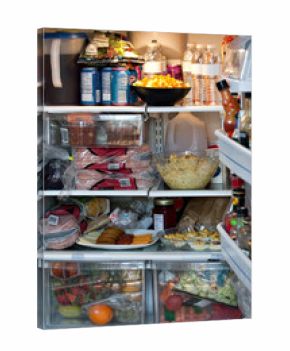 Fully Stocked Refrigerator