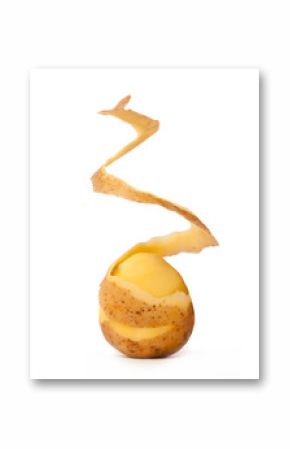 peeled potato