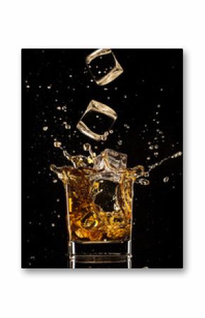 Splashing whiskey